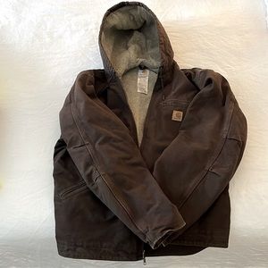 Carhartt Mens Brown Heavyweight Jacket